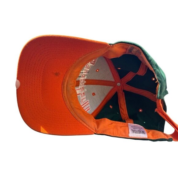 Vintage Miami Hurricanes Twins Enterprise Hat Adjustable Collegiate Football - Picture 2 of 4
